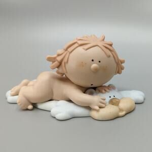 Vintage Bumpkins Bootsy's Bear Bottom Figurine 1984 Fabrizio 300.02 George Good